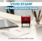 Top Secret Self Inking Rubber Stamp (Red Ink) - Large
