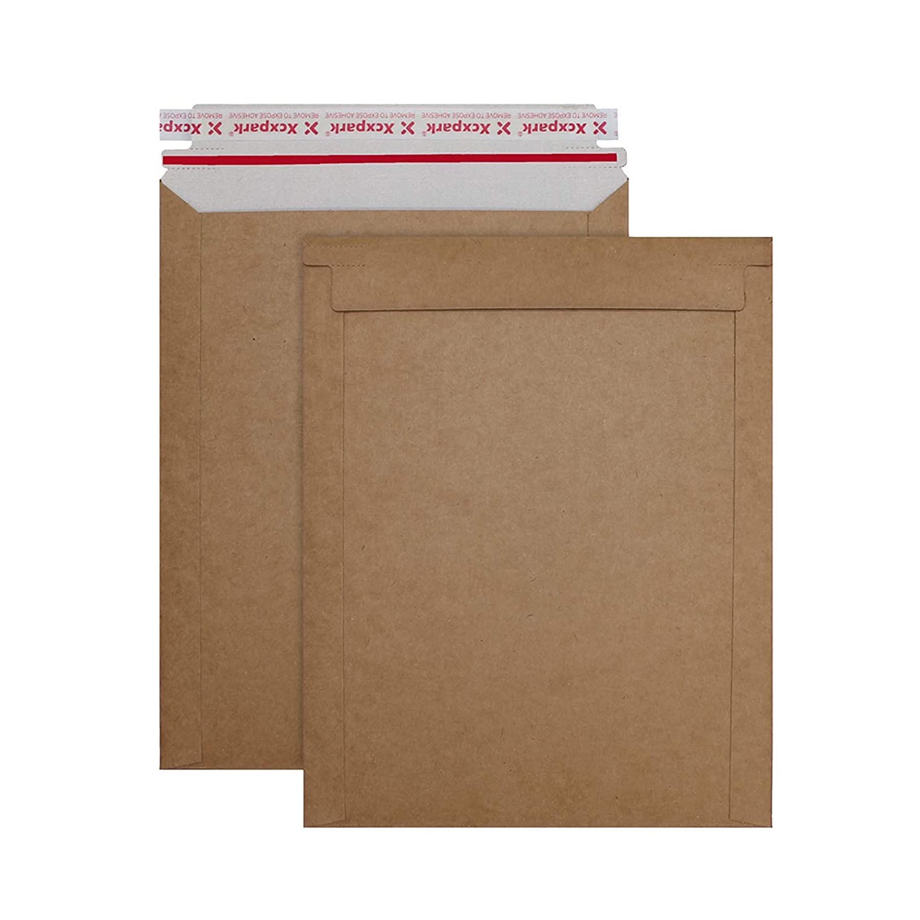 Xxcxpark 25 Pack Kraft Brown Rigid Mailers 9.25 X 11.75 Inches, Self Seal Photo Document Mailers Premium Cardboard Keep Flat Env