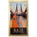 wallsthatspeak 6x16 Gold Picture Frame for Puzzles Posters Photos or Artwork