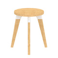 Safco RESENDTNA 14 Inch Diameter Resi Small Maple Accent Coffee Side Corner Sofa Living Room Office Lounge Bedside Nightstand End Table, Natural