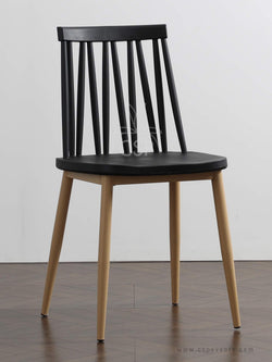 Commercial Seating Products Black Windsor Dining Chairs