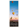 wallsthatspeak 10x31 white Picture Frame for Puzzles Posters Photos or Artwork