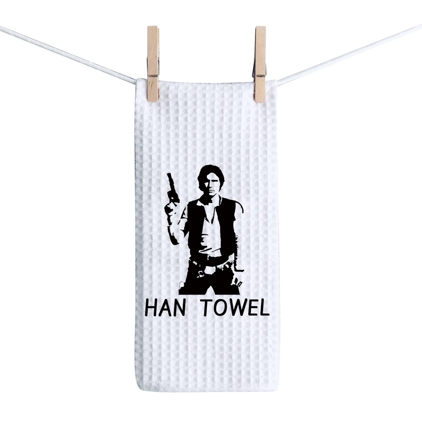 ZJXHPO Movie Inspired Towel Gift Han Towel Waffle Absorbent Towel Dishes Towel Tea Towel Dishcloth for Kitchen Decor Housewarmin