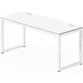 Shw Artwork Office 55-Inch Large Computer Desk, White