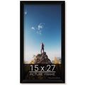 wallsthatspeak 15x27 Black Picture Frame for Puzzles Posters Photos or Artwork