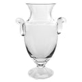 HomeRoots 14 Mouth Blown Crystal European Made Trophy Vase