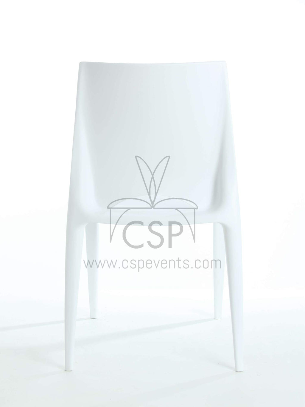 Commercial Seating Products Crescent White Dining Chairs