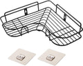 Stainless Steel Bathroom Corner Shelf Organizer Storage Hanging Shower Caddy Rack (Round Bathroom Corner)