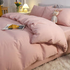 Clothknow Pink California King Comforter Set 3Pcs Blush Mauve Bedding Comforter Sets Pink Comforter Soft Dusty Rose Comforter Se
