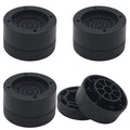 HANIHUA 4 Sets Furniture Risers 1 Inch Black Bed Risers, Heavy Duty Bed Lifts Risers for Table, Sofa, Couch, Desk, Adjustable Be