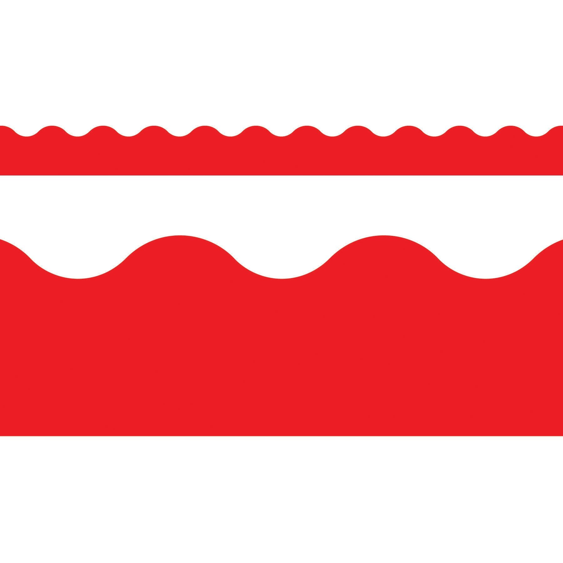 Trend Enterprises Terrific Trimmers Border (Tept9877), Red