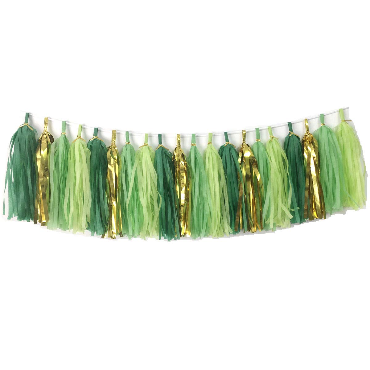 ZGjoy Tissue Paper Tassels Paper Tassels Garland Banner Table Decor Party Tassels Banner Wedding Birthday Baby Shower Nursey Par