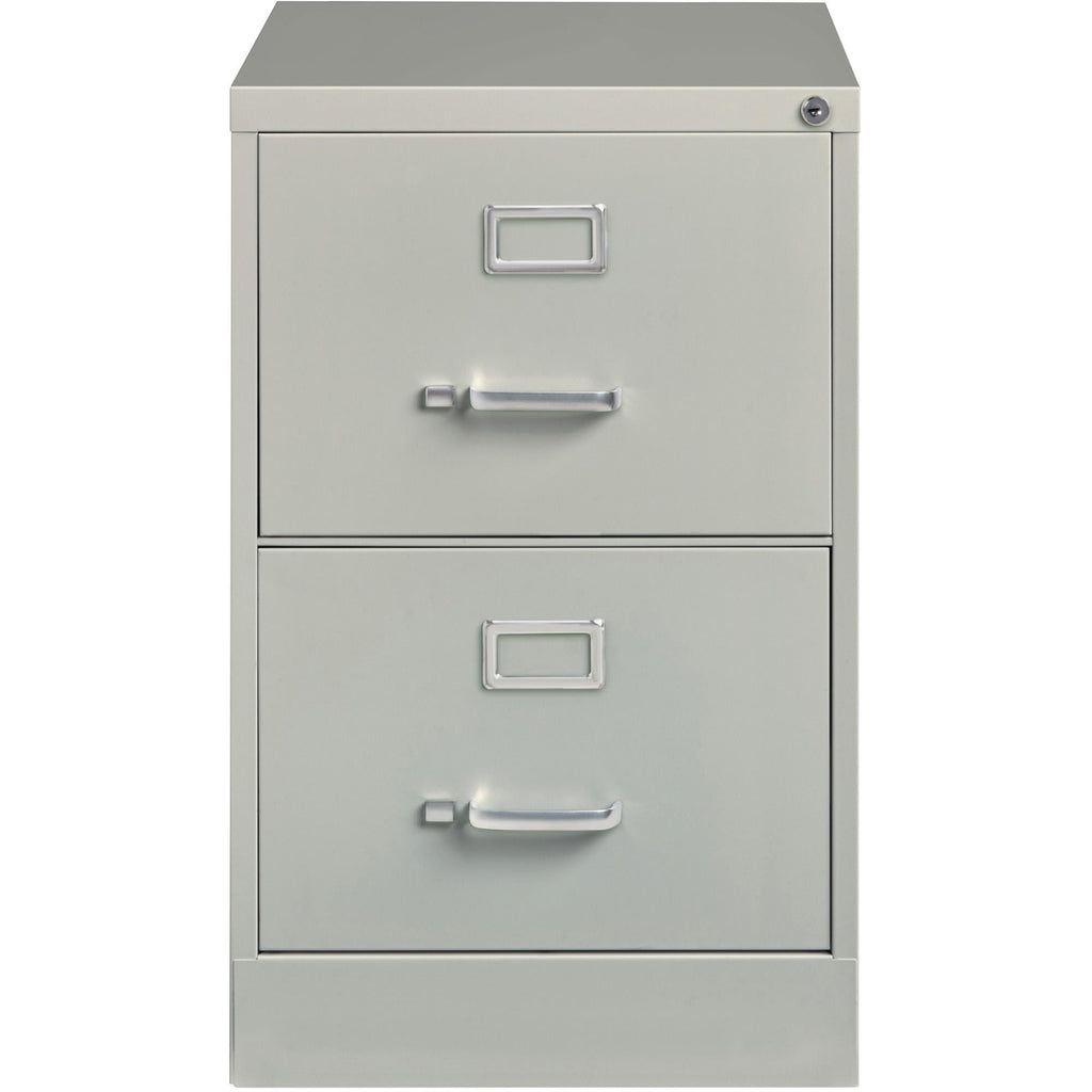 Lorell 2-Drawer Vertical File, Legal, 18 by 26-1/2 by 28-3/8-Inch, Light Gray