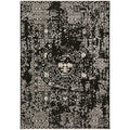 Antalya Ay3 Black Transitional Rug Rectangle 5' 3" X 7 ' 8"