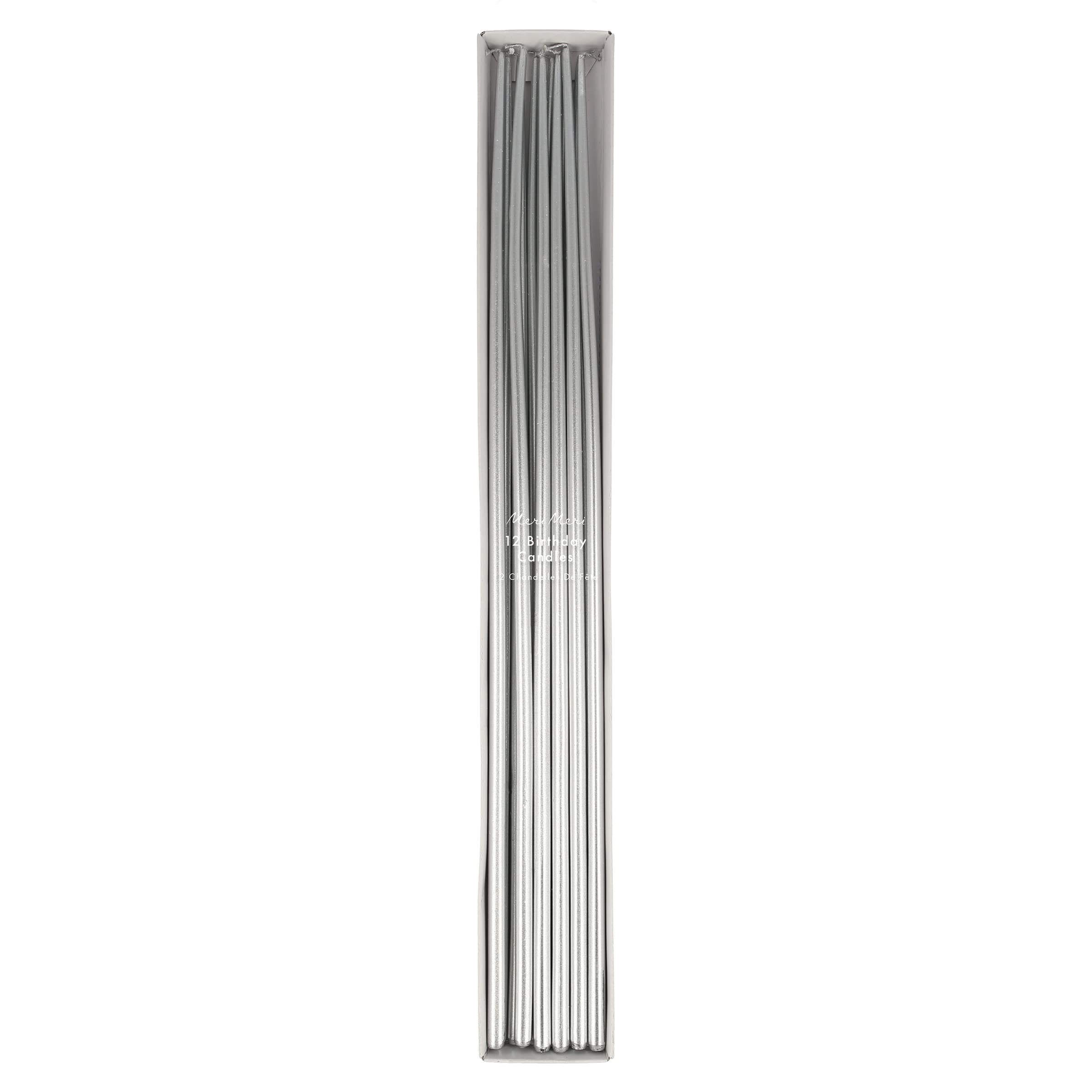 Meri Meri Tall Tapered Candles (Pack of 12), 15.25 Tall, Unscented, Meri Meri Candles