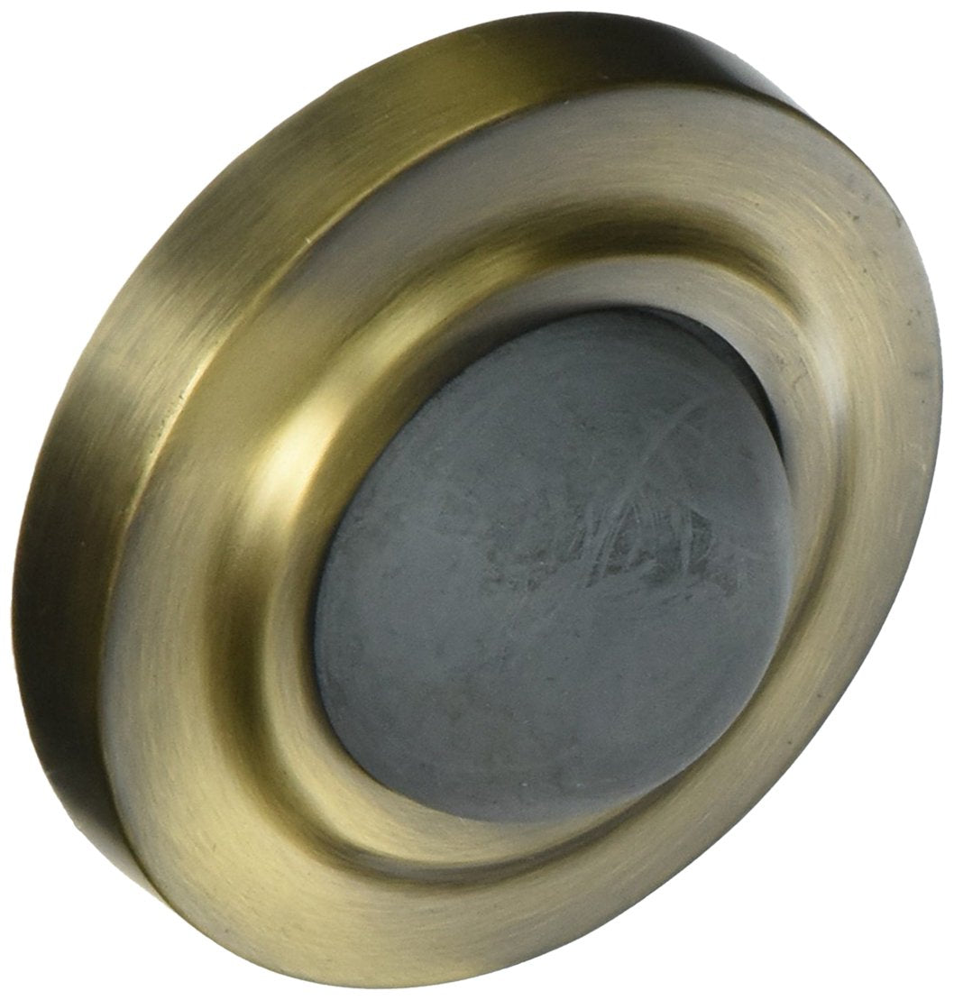 Deltana Wbc238U5 23/8-Inch Diameter Solid Brass Convex Flush Bumper