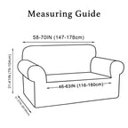 Turquoize Stretch Sofa Slipcover Loveseat Cover Couch Covers For 2 Cushion Couch 1 Piece Sofa Slipcover For Living Room With Jacquard Fabric And Elastic Bottom Furniture Protector(Loveseat, Dark Cyan)
