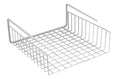 Southern Homewares Under Shelf Basket Wire Wrap Rack White Storage Organizer for Kitchen Pantry, 12 1/2 x 12 1/2 x 5