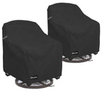 Anartcle Outdoor Swivel Lounge Chair Cover 2 Pack,Waterproof Heavy Duty Lawn Patio Chair Covers,Patio Swivel Chair Covers For Ou