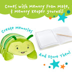 Memory Mates Charlie The Caterpillar Memory Foam Pillow Plush,15    Stuffed Animal