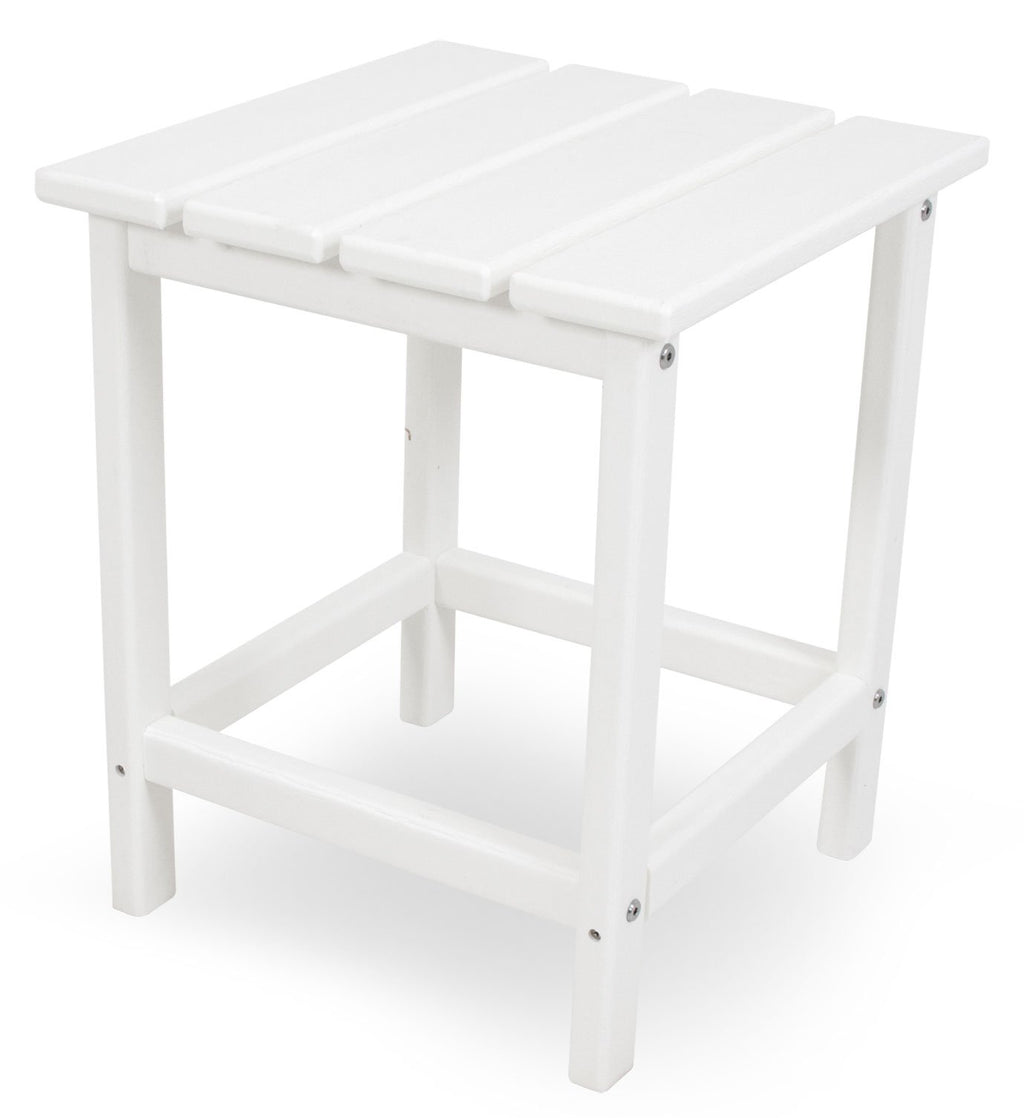 Polywood Ect18Wh Long Island 18' Side Table, White