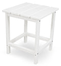 Polywood Ect18Wh Long Island 18' Side Table, White