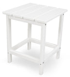 Polywood Ect18Wh Long Island 18' Side Table, White