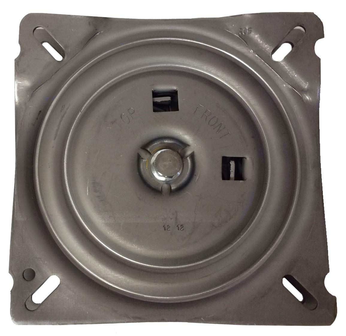 Chairpartsonline 7' Replacement Angled Bar Stool Swivel Plate With Memory Auto Spring Self Return Feature - S4938