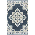 Rizzy Home Alora Decor Cascade 8' X 10' Dk Blue/Natural/Gray/Tan Hand-Tufted Area Rug