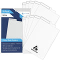 White Comic Book Dividers (10 Pack) | 30Pt Polyethylene Plastic, Bins, Cabinets, Library Dividers, Comic Book Boards For Fabric