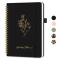 Undated Weekly Planner, Weekly To Do List Notebook With Goal & Habit Tracker Organizer, A5 Weekly Planner Notebook With Spiral B