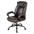 OUTFINE Office Chair Executive Office Chair Desk Chair Computer Chair with 5-Year hydrolysis-Resistant Leather Spring Cushion Er