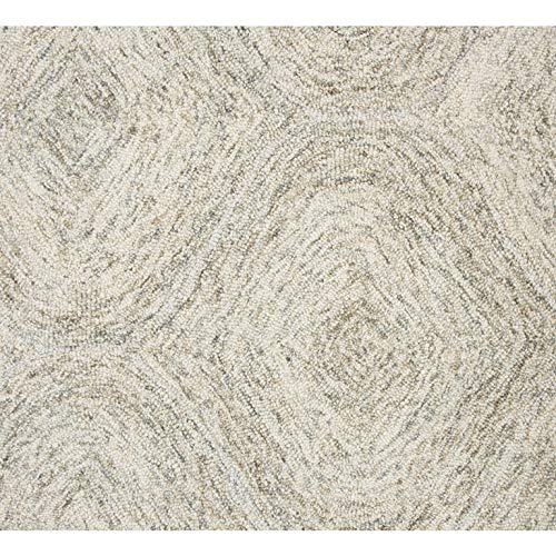 Rizzy Home Alora Decor London 5' X 8' Trellis Beige/Gray/Rust/Blue Hand-Tufted Area Rug