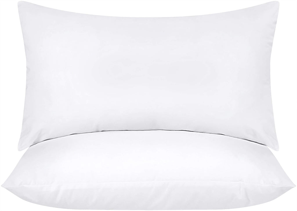 Utopia Bedding Throw Pillows Insert (Pack Of 2, White) - 14 X 22 Inches Bed And Couch Pillows - Indoor Decorative Pillows