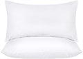 Utopia Bedding Throw Pillows Insert (Pack Of 2, White) - 14 X 22 Inches Bed And Couch Pillows - Indoor Decorative Pillows