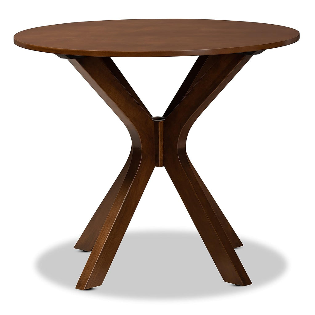 Baxton Studio Kenji 35.4-inch Dining Table, Walnut (168-10891-HiT)