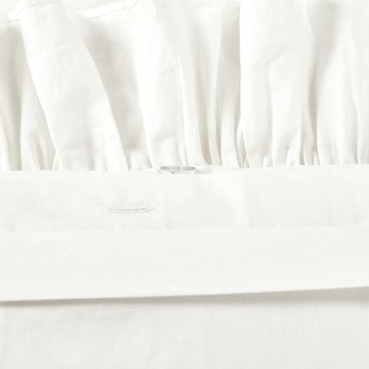 Lush Decor Reyna Ruffle 100% Cotton Duvet Cover Set - 2 Piece Cozy Ruffled Bedding Set - Timeless Elegance And Comfort For Teen