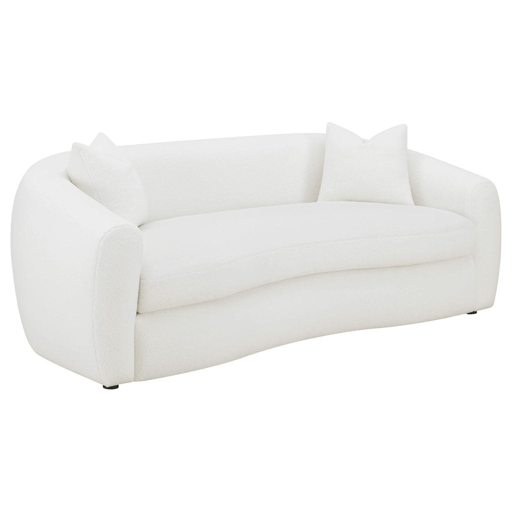 Coaster Home Furnishings Isabella Upholstered Tight Back Sofa White