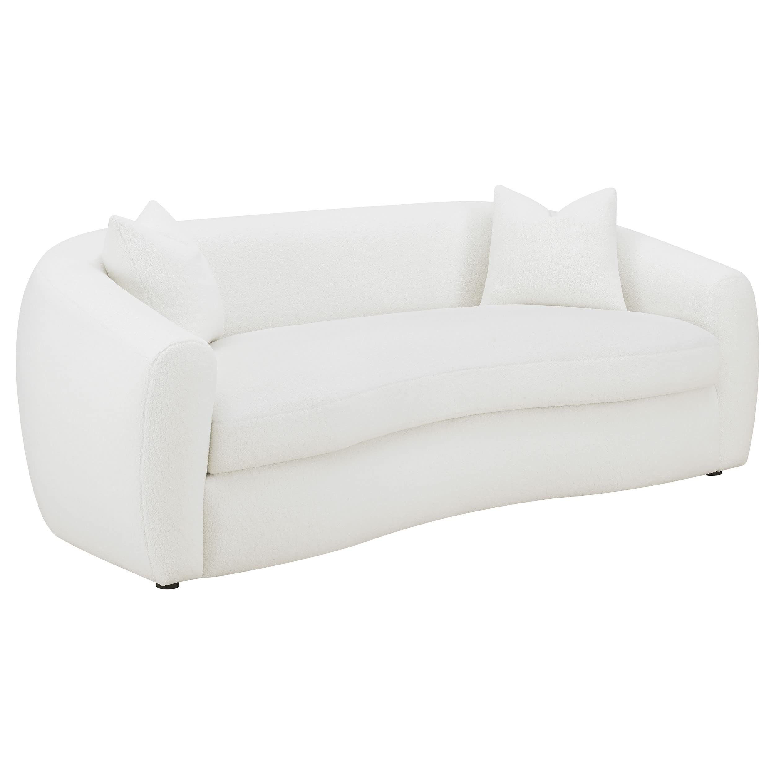 Coaster Home Furnishings Isabella Upholstered Tight Back Sofa White