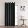 Joydeco Black Out Room Divider Curtains, Black Extra Wide Sliding Door Curtains Living Room Curtains, 1 Panel 70x90 Inch Patio D