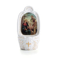 KOMI Porcelain Catholic Holy Water Font Madonna and Child Holy Water Font for Entrance of Home Church Wall Hanging Decor Great G