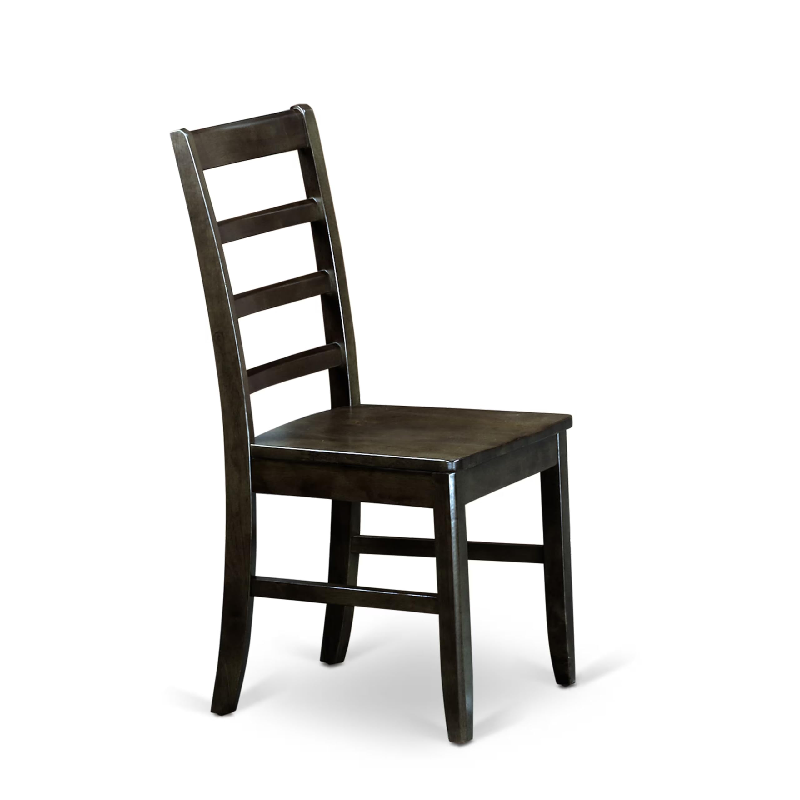 East West Furniture AVPF5-BCH-W 5 Piece Dining Room Furniture Set Includes an Oval Kitchen Table with Butterfly Leaf and 4 Dining Chairs, 42x60 Inch, Black & Cherry