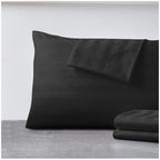 Pillow Protector King Size 100% Egyptian Cotton Pillow Covers, 400 Thread Count Sateen Weave Pillow Cases with Zipper Hidden, Br