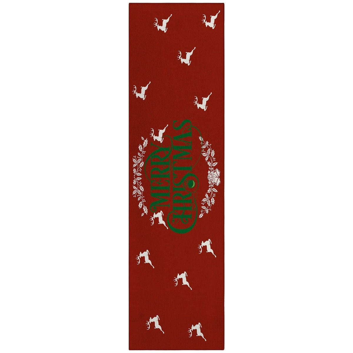 Wonderland Wn6 Red Seasonal Rug Runner 2' 3" X 7 ' 6"