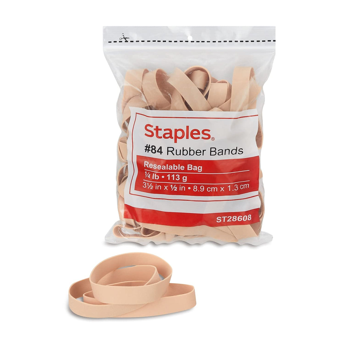 Staples 831636 Economy Rubber Bands Size #84