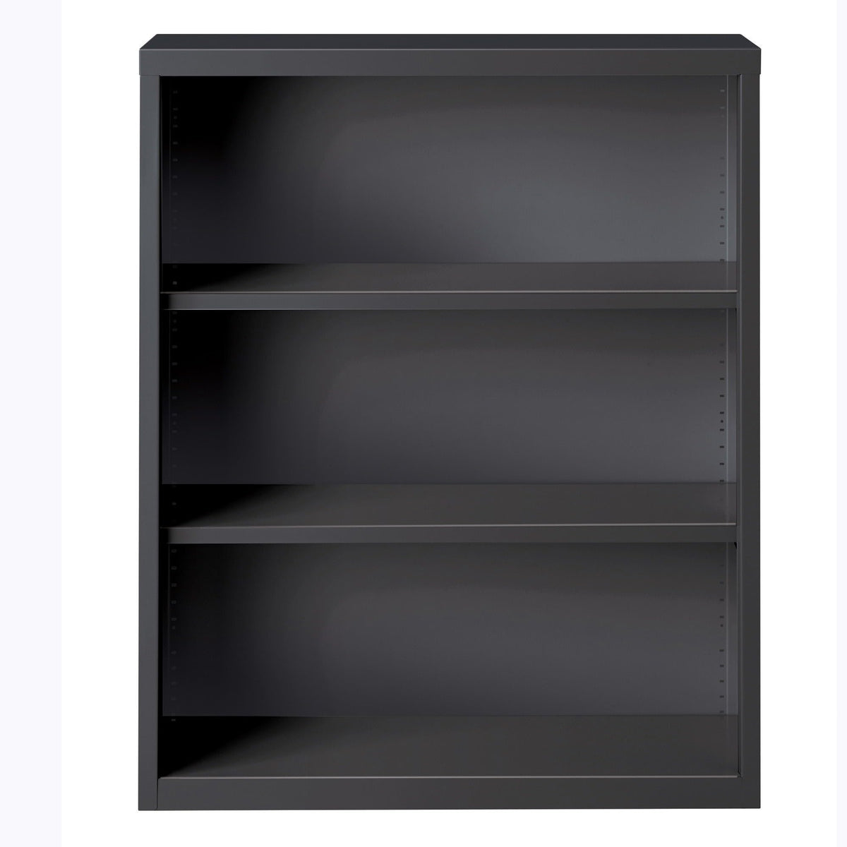 Lorell Fortress Series Charcoal Bookcase, 34.5" X 13" X 42"