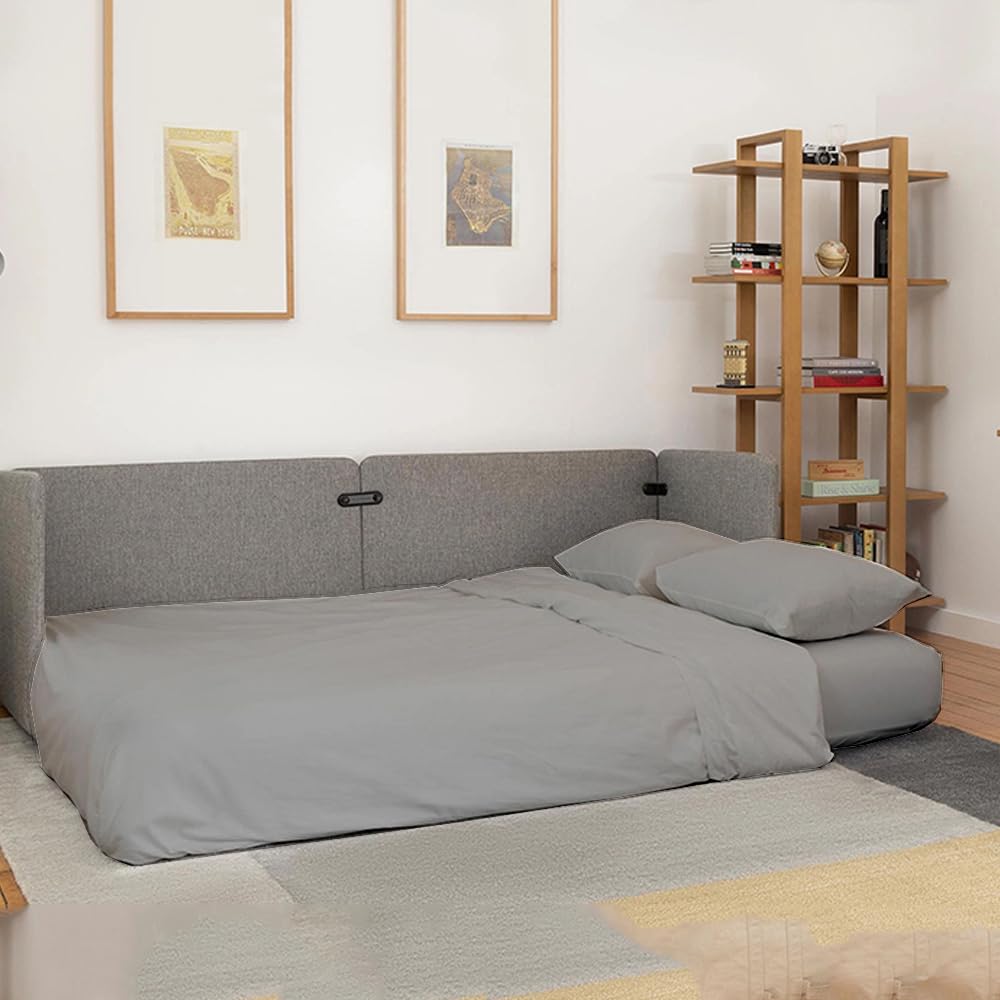 Sleeper Sofa Bed Sheet Set - 4 Pc'S Sleeper Sofa Sheet Set -Sleeper Sofa Sheets - 100% Brushed Microfiber Queen Sofa Bedsheets E