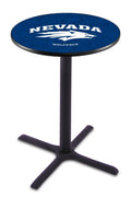 Holland Bar Stool Co. L211-42' Black Wrinkle Nevada Pub Table