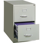 Lorell 2-Drawer Vertical File, Legal, 18 by 26-1/2 by 28-3/8-Inch, Light Gray
