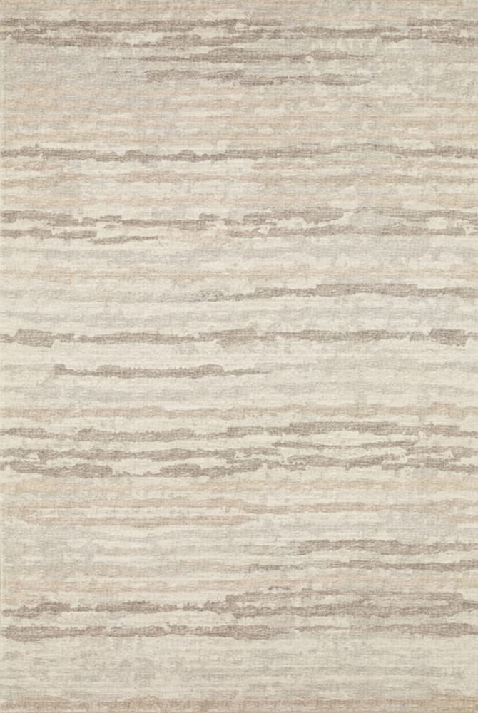 Dalyn Rugs Brisbane Br4 Destressed Striped Linen 5' X 7'6"